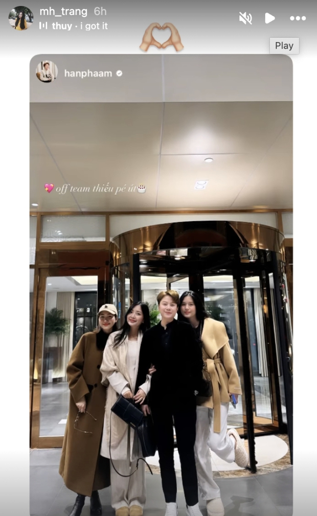 Đó có thể là nguyên nhân khiến Hải My vắng mặt khi hội bạn thân tụ tập