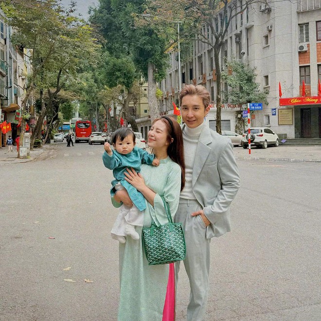 Mẫn Tiên và gia đình nhỏ hiện tại