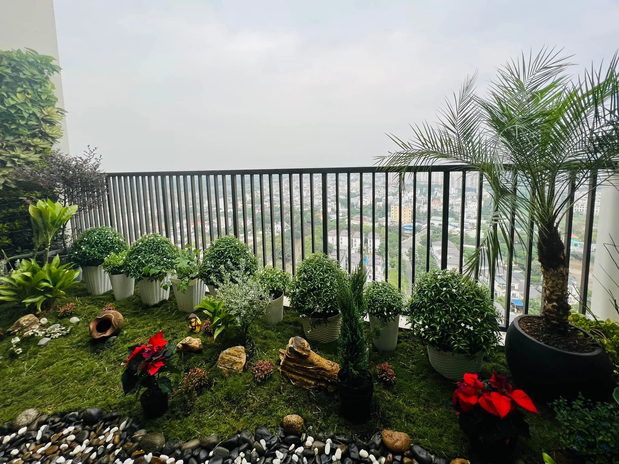 Căn penthouse có view triệu đô của hoa hậu Ngọc Diễm.