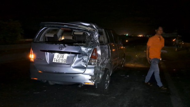 Hiện trường vụ tai nạn thứ 3 (Ảnh: Thảo Vy).