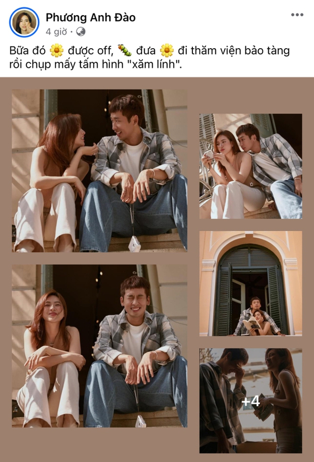 Cả hai cũng không ngại tung ảnh tình tứ bên nhau và gây chú ý bởi loạt tương tác cực ngọt