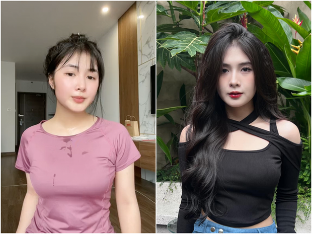 Sở hữu phong độ nhan sắc ổn định nhất phải kể đến Quỳnh Alee (Bùi Thị Quỳnh, sinh năm 2001). Khi khoe mặt mộc sương sương, cô nàng khiến dân tình phải trầm trồ vì làn da căng mướt, không khác nhiều so với lúc trang điểm.