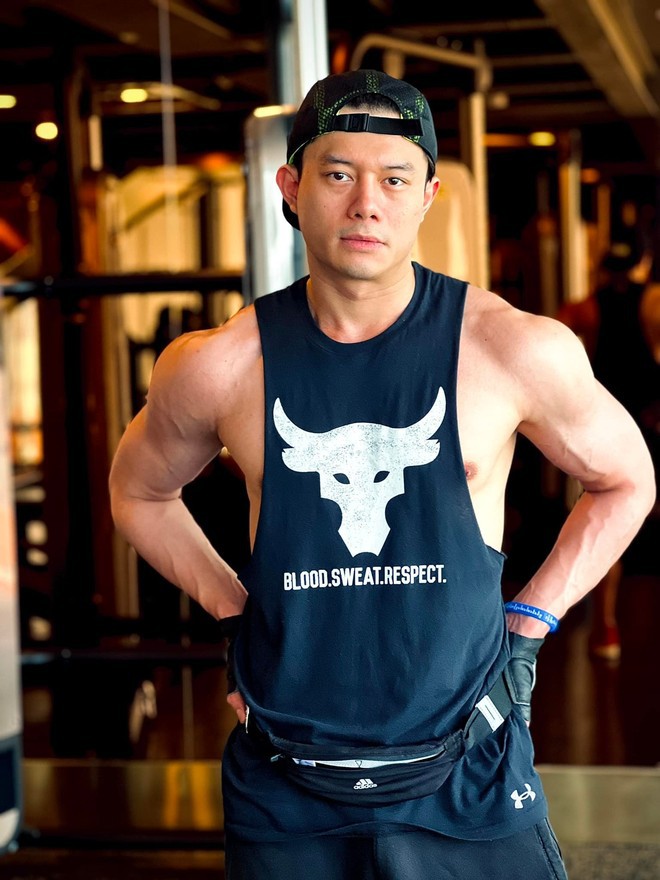 Ngoài đời, Anh Dũng còn sở hữu body vạm vỡ