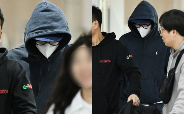 Trong khi đó, Ryu Jun Yeol cúi gằm mặt trốn tránh...