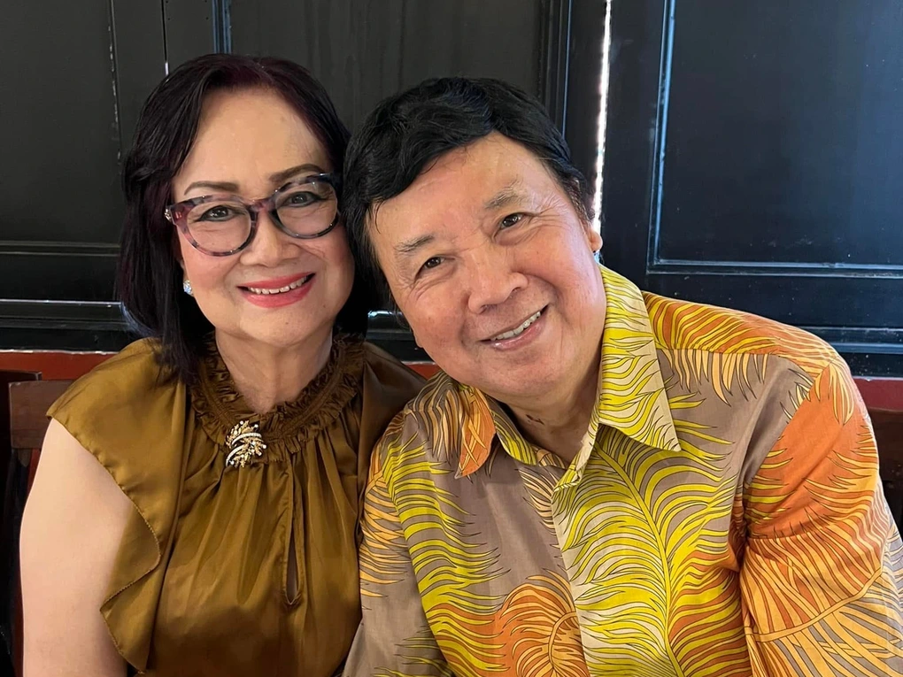 Vợ chồng NSƯT Bảo Quốc.