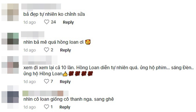 Netizen khen ngợi Hồng Loan