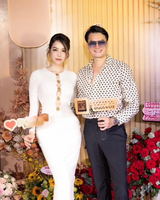 Diễn viên Anh Dũng thân thiết bên con trai tỷ phú Hoàng Kiều - cự người mẫu Đào Lan Phương.