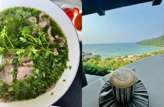 Phở, cà phê là đồ ăn và thức uống yêu thích của Lâm Chí Dĩnh trong thời gian du lịch ở Đà Nẵng - Hội An