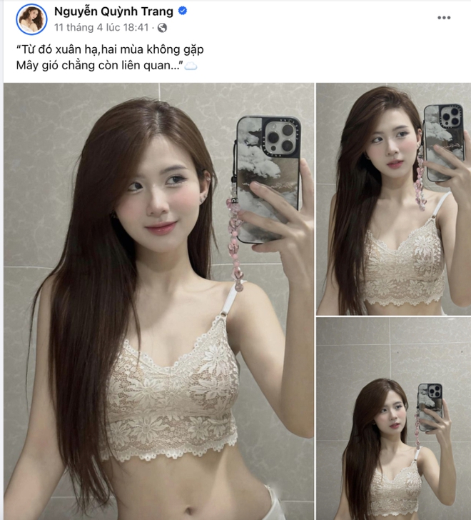 Chang Mây gần đây liên tục đăng status buồn bã