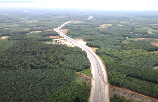 Dự án đường tạo lực Bắc Tân Uyên - Phú Giáo - Bàu Bàng. Ảnh: TPO