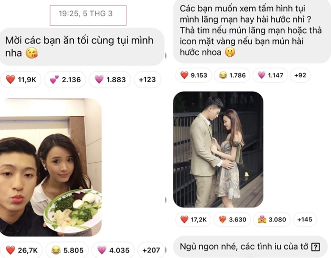 Midu chủ động mở nhóm, thường xuyên chia sẻ ảnh bên Harry Lu với những dòng trạng thái ẩn ý
