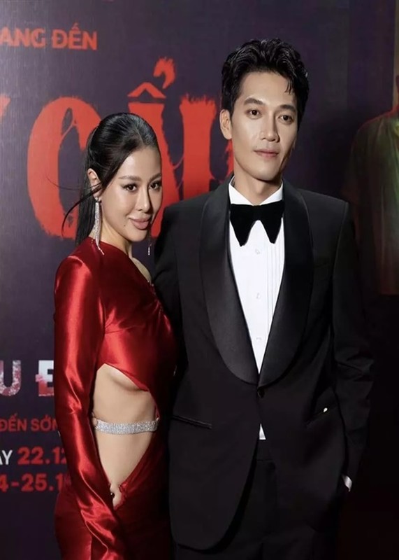 Tháng 1/2024, Nam Thư gây tranh cãi khi đăng ảnh thân thiết với Quang Tuấn - nam diễn viên đã lập gia đình. Ảnh: Gia Đình Việt Nam.