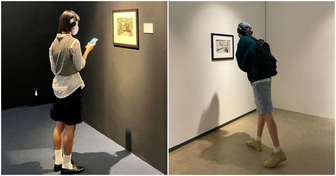 Cặp đôi tin đồn cùng check-in ở 1 triển lãm, được cho là cùng tận hưởng buổi hẹn hò hạnh phúc tại đây