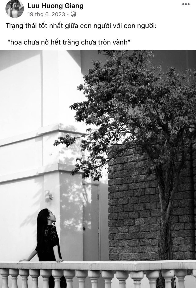 Lưu Hương Giang thường xuyên chia sẻ bài viết nhiều ẩn ý thời gian qua