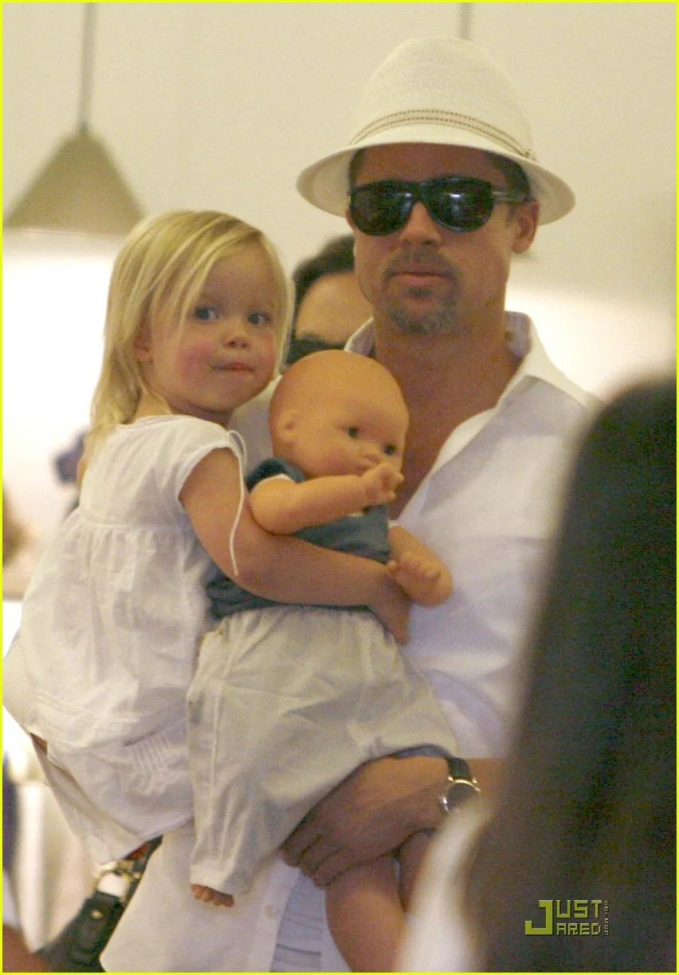 Brad Pitt và con gái Shiloh
