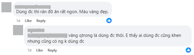 Dùng được thì rán đồ ăn vừa ngon vừa đẹp, nhưng vấn đề quan trọng là KHÔNG DÙNG ĐƯỢC!