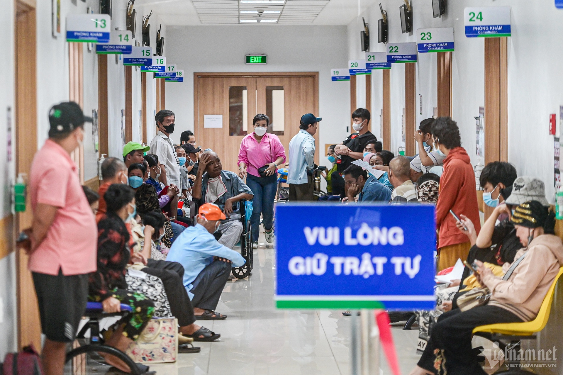 84% bệnh nhân đến từ các tỉnh khác. Ảnh: Nguyễn Huế