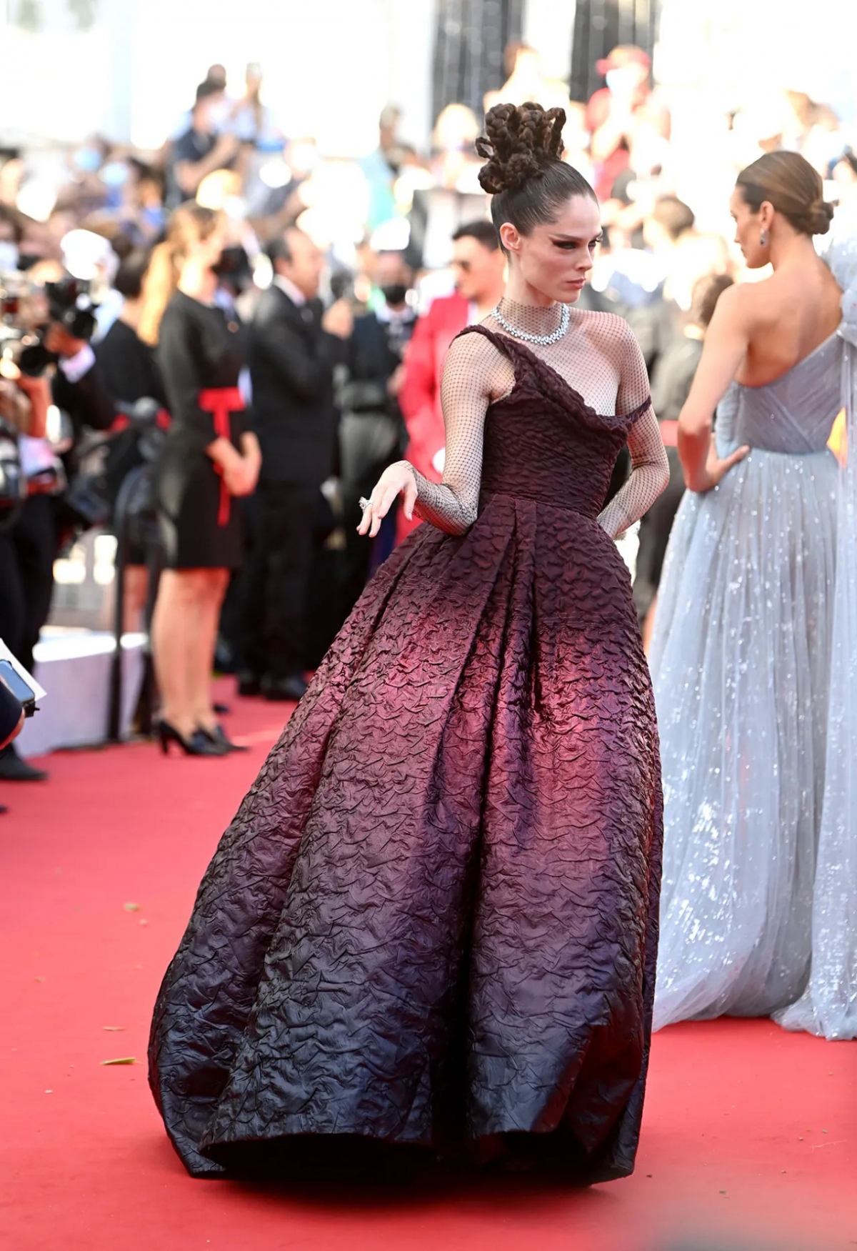 Coco Rocha tham dự buổi chiếu phim “Aline, The Voice Of Love” trong Liên hoan phim Cannes thường niên lần thứ 74 vào ngày 13 tháng 7 năm 2021, tại Cannes, Pháp.