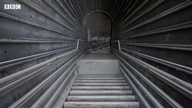 Lối vào đi đến phòng VIP của Burning Sun