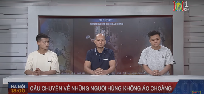 3 người cùng tham gia chương trình của Đài Phát thanh và Truyền hình Hà Nội