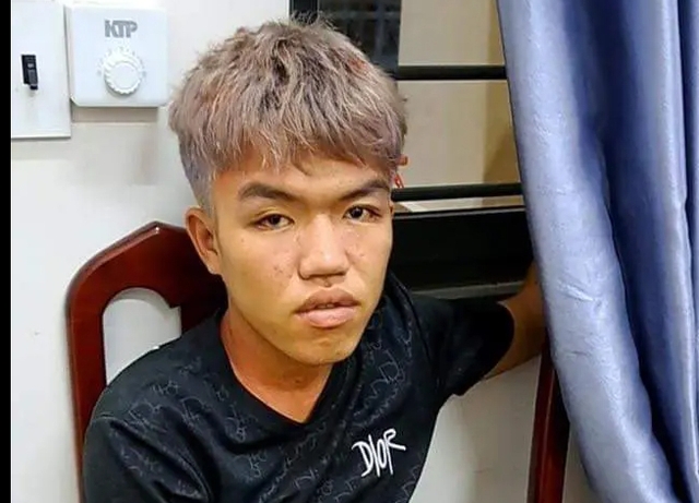 Võ Thành Long thời điểm bị công an bắt vào tháng 9-2022