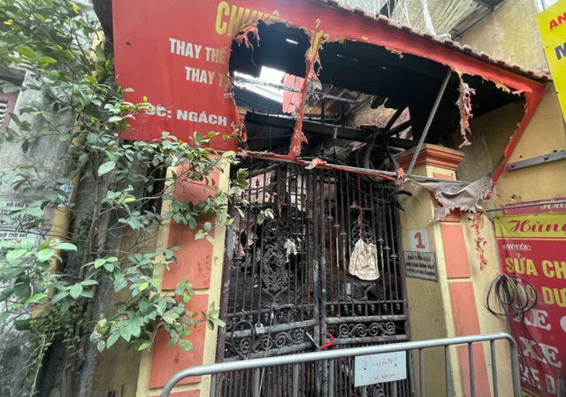 Ngôi nhà nơi xảy ra vụ hỏa hoạn khiến 14 người tử vong.