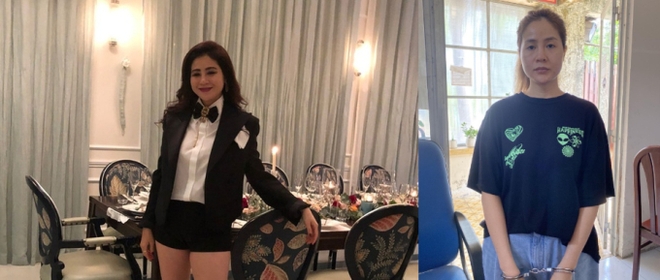 Phùng Thị Nghệ trước và sau khi bị Công an TP.HCM bắt giam