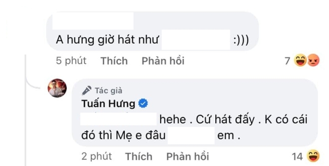 Tuấn Hưng phản pháo ý kiến chê bai giọng hát của mình.