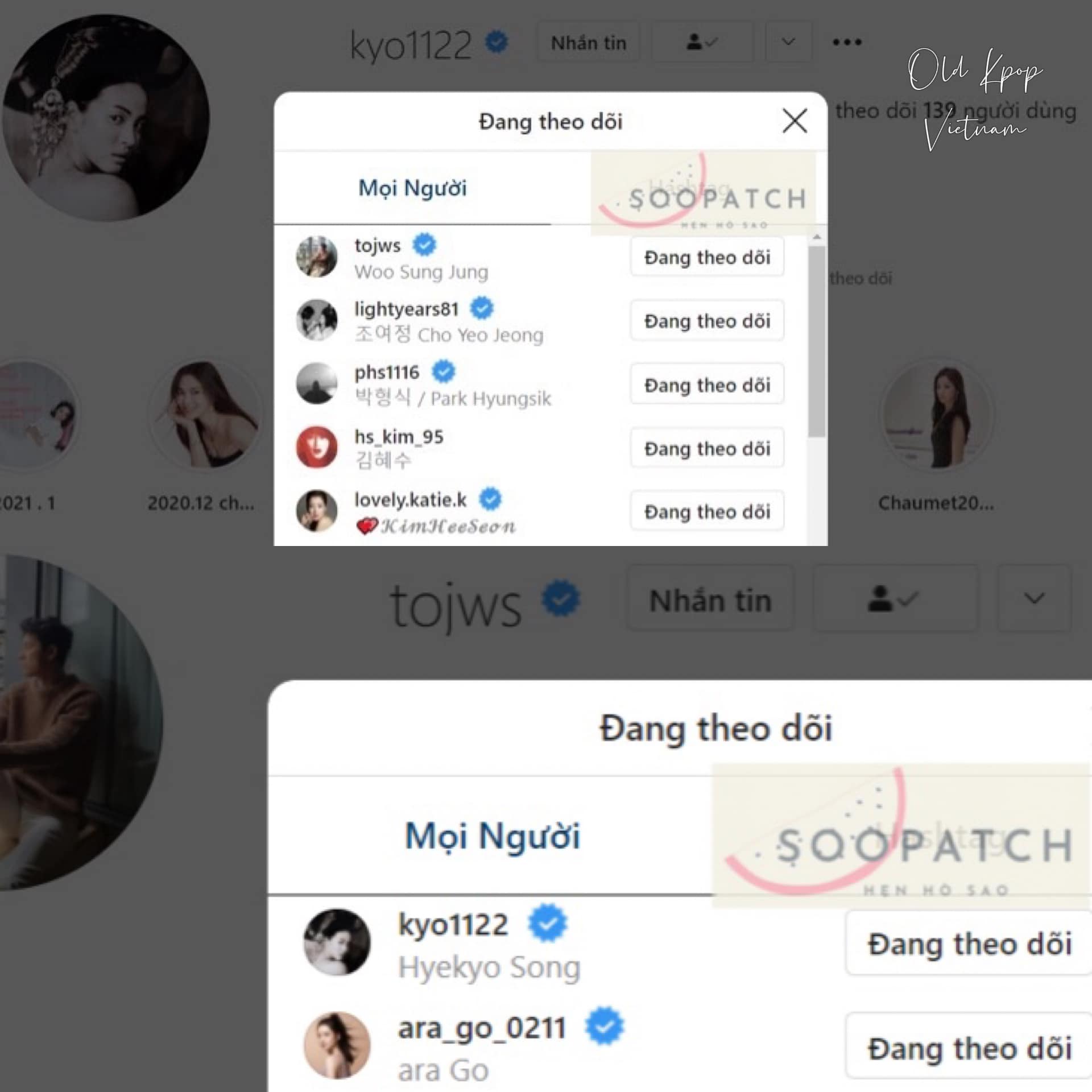 2 diễn viên từng theo dõi nhau trên Instagram...