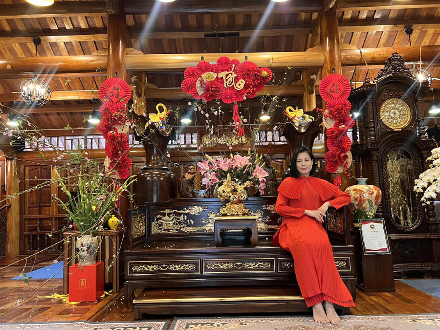 Nội thất bên trong căn nhà rất tinh tế.