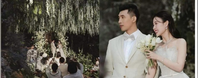 Cô dâu mỉm cười hạnh phúc, chú rể được khen visual 