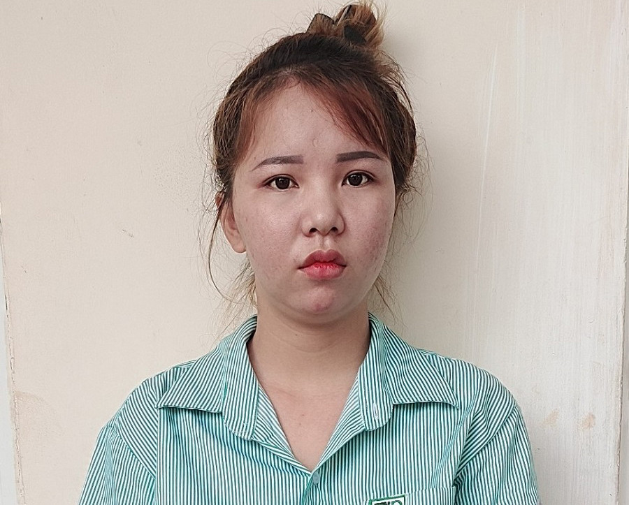 Đối tượng Huỳnh Phương Thủy. Ảnh: Phước Khanh 