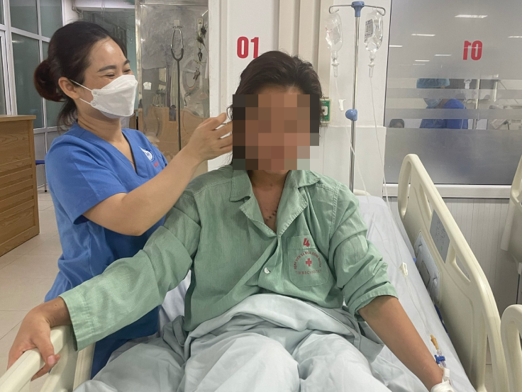 Chị Y. đã hồi tỉnh, có thể ra viện trong vài ngày tới. Ảnh: BSCC. 