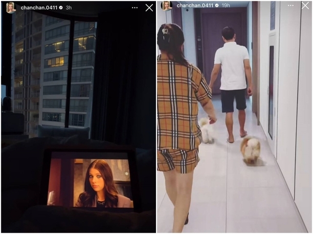 Căn hộ mới được Xoài Non trang trí theo phong cách đơn giản, dễ thương. Cô cũng mời ba mẹ, bạn bè đến nhà chơi.