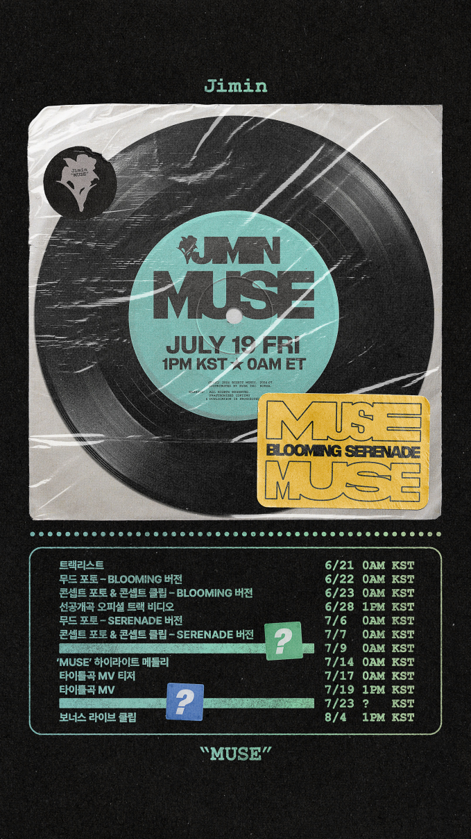 Jimin tung lịch quảng bá album mới, trong đó single mở đường sẽ ra mắt vào ngày 18/6