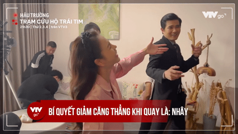 Hai diễn viên kết hợp ăn ý trên màn ảnh và hài hước ở hậu trường.