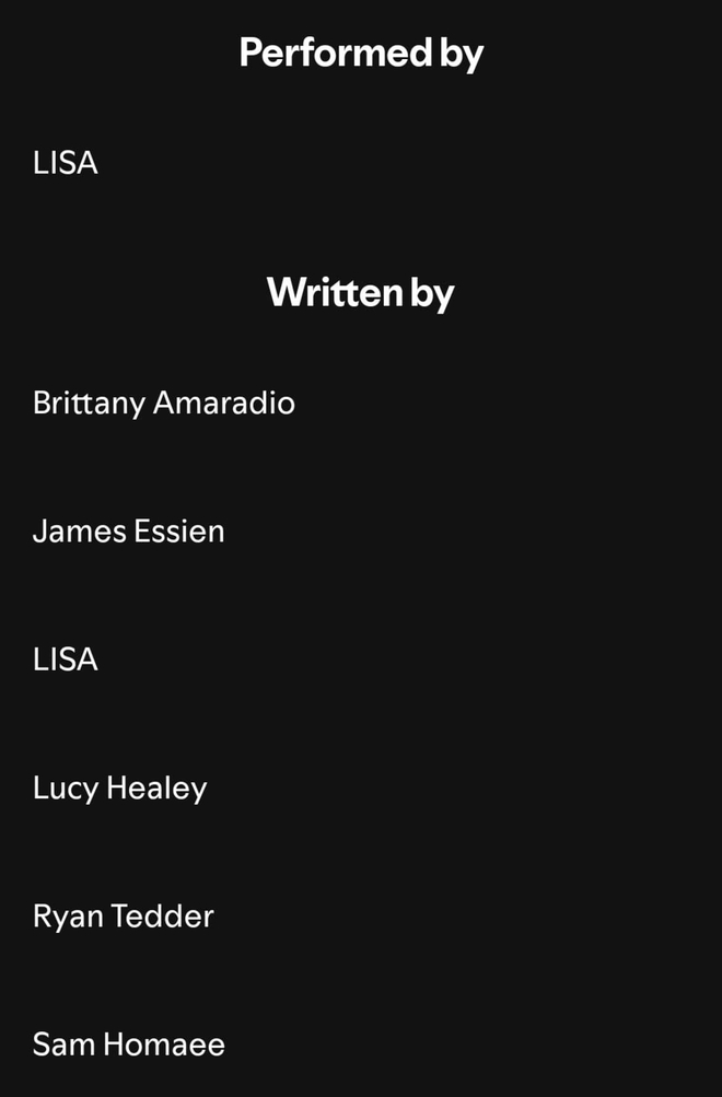 ROCKSTAR có sự tham gia sáng tác của Lisa