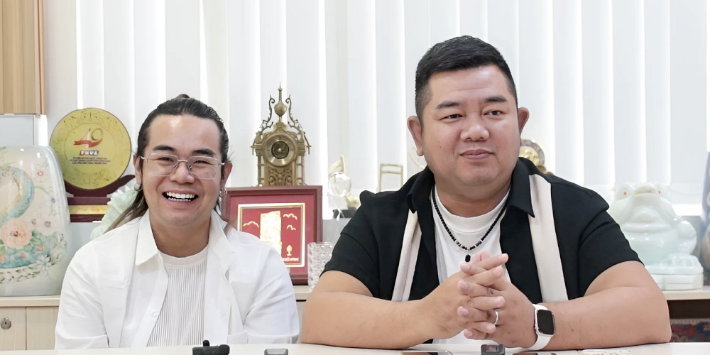 Nguyễn Huy và Tuấn Mario. Ảnh: Thanh Phi