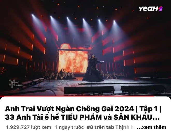 Anh Trai Vượt Ngàn Chông Gai đạt top 1 Rating đài VTV3.