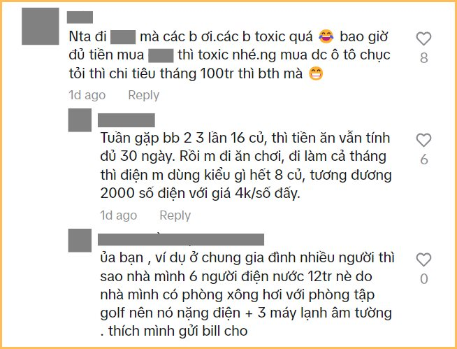 Có người cho rằng không nên so sánh tiền xăng, tiền điện với nhau