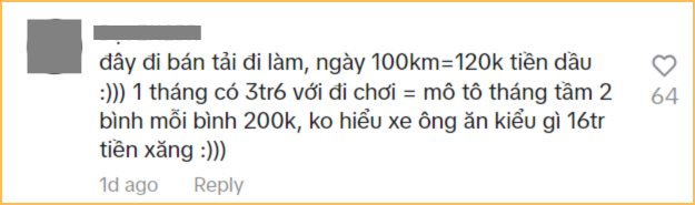 16-17 triệu tiền xăng/tháng phải chăng là con số có phần phi lý?