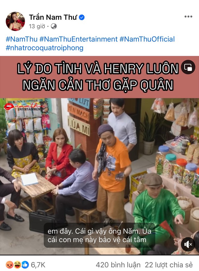 Động thái giữa ồn ào của Nam Thư nhận về nhiều lượt phẫn nộ của cư dân mạng