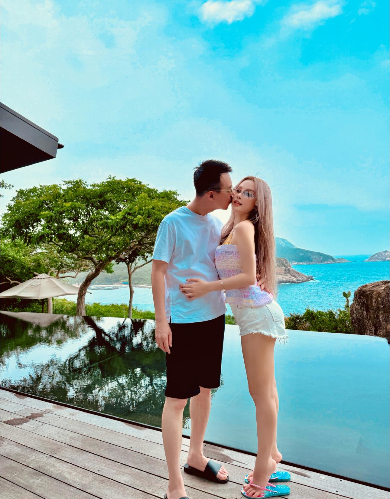 Huyền Baby có cuộc sống hôn nhân hạnh phúc. Cô được ông xã cưng như 