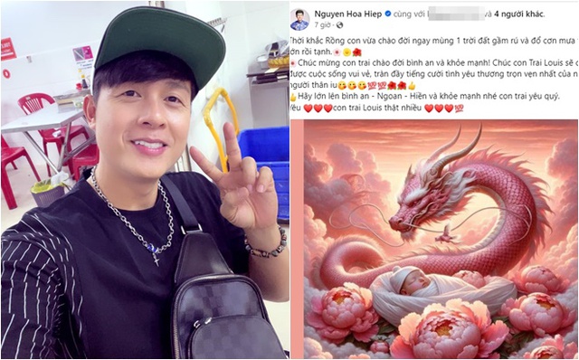 Nam diễn viên chia sẻ tin vui có con trai trên trang cá nhân