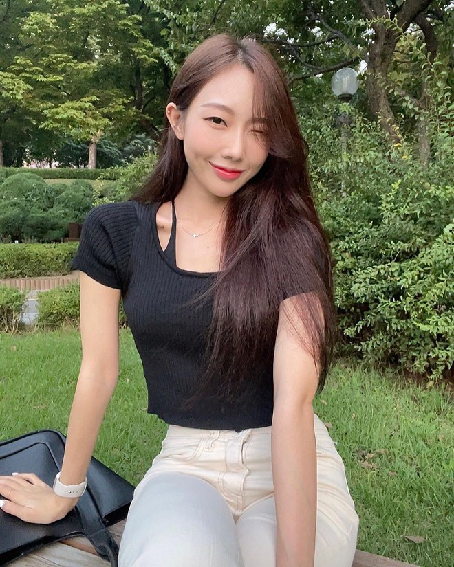 Cô nàng đang du học chương trình Thạc sĩ ở Hàn Quốc