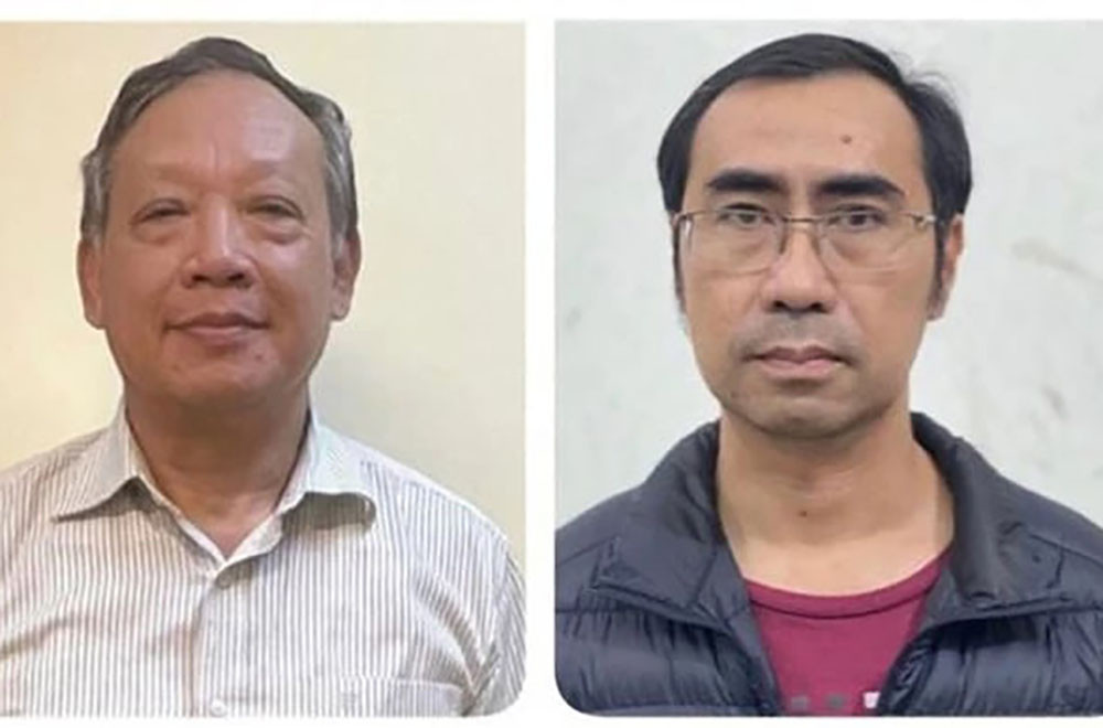 Ông Dương Hoa Xô (trái) và Nguyễn Đăng Quân. Ảnh: CACC