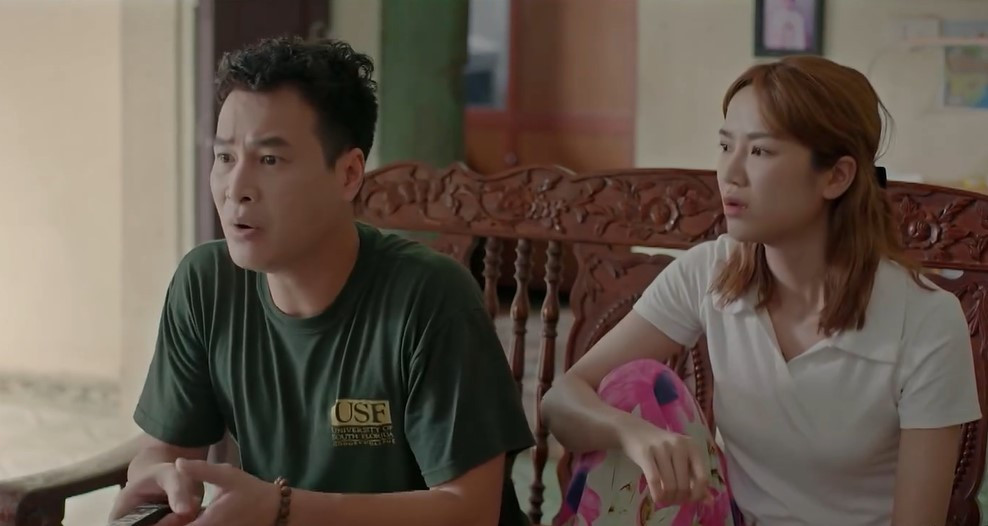 Tiến suýt lộ bí mật lấy trộm vàng của vợ.