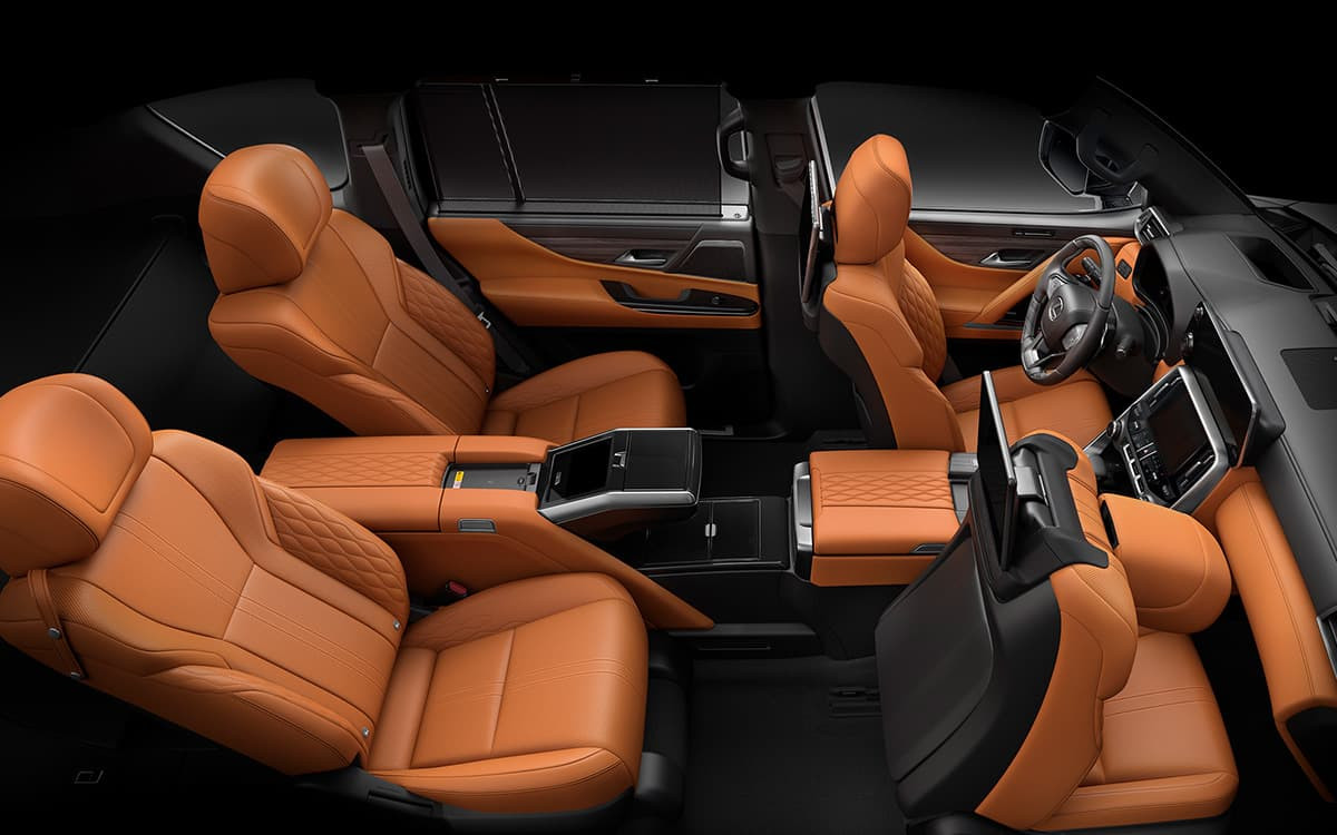Lexus LX 600 VIP có hai ghế sau độc lập. Ảnh: Lexus