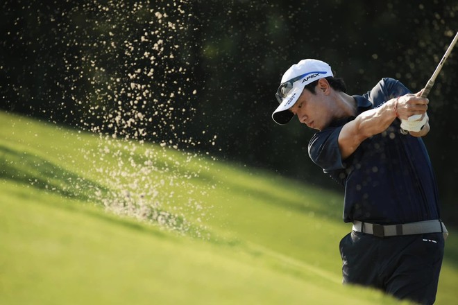 Quốc Trường chăm chỉ rèn luyện thể thao.