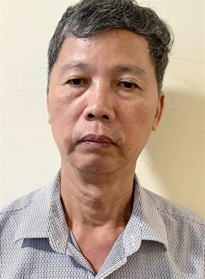 Các bị can. Ảnh: Bộ Công an